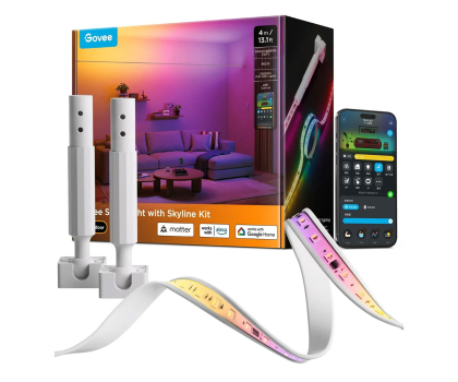 Inteligentne oświetlenie Govee Govee H61B8 RGBICWW Skyline Strip Light Taśma LED 2.4GHz Wi-